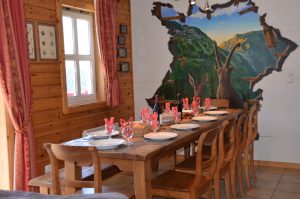 chalet 1 flaine grand massif ski diner